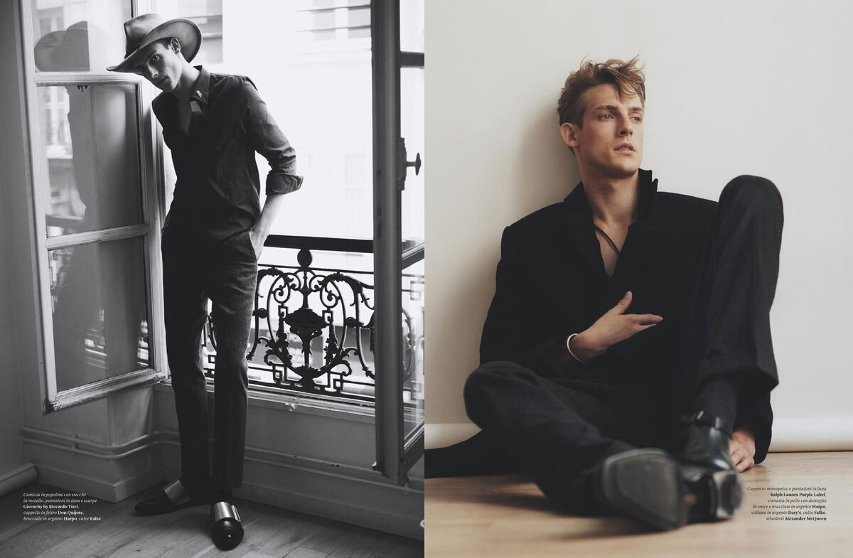 ‘Untitled 2/9’ for L'OFFICIEL HOMMES Italia – pictures by <b>Johan SANDBERG</b>