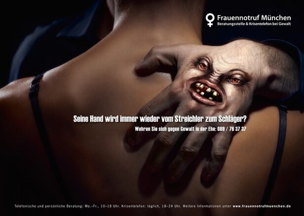Posters for FRAUENNOTRUF. Photos by Erik DREYER