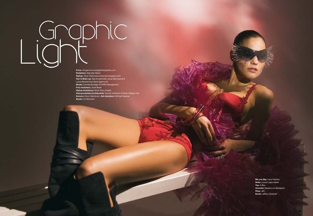 Ansgar : lingerie for SOUS magazine and fashion shoot for FRESH FACES