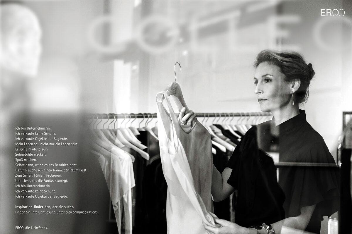 Atmospheric ERCO print campaign. Photography by Michael Heinsen