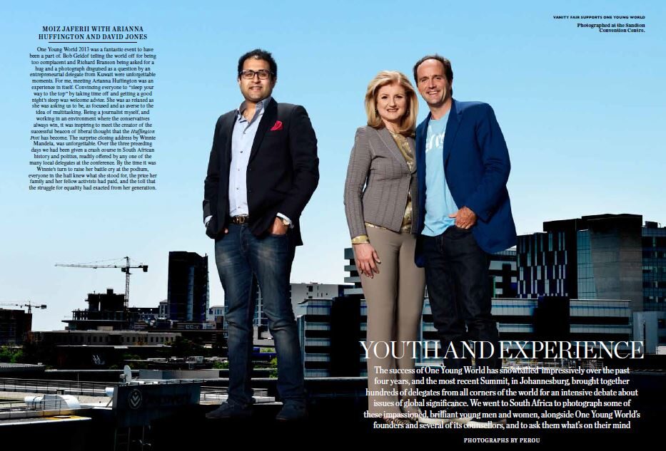 <b>Cape Town Productions</b> : supports the One Young World Summit in Johannesburg in cooperation with VANITY FAIR