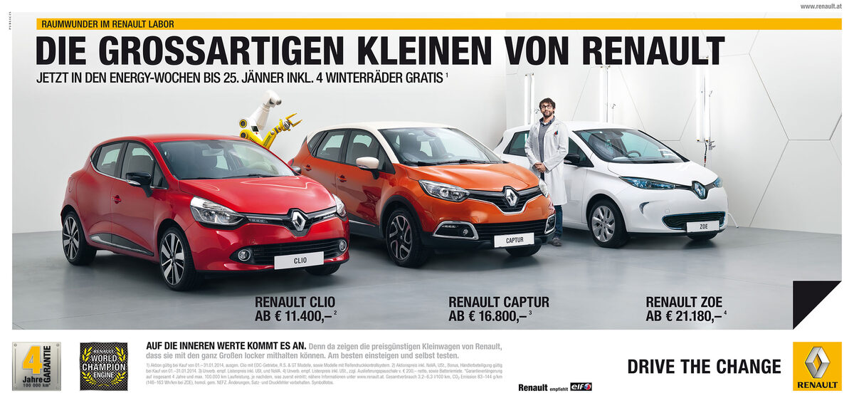 Severin Wurnig : in the Peugeot lab for RENAULT AUSTRIA and Publicis Vienna, the new GLA for MERCEDES MAGAZINE, DREHMOMENT MAGAZINE, RAILCARGO AUSTRIA and NEW DESIGN UNIVERSITY