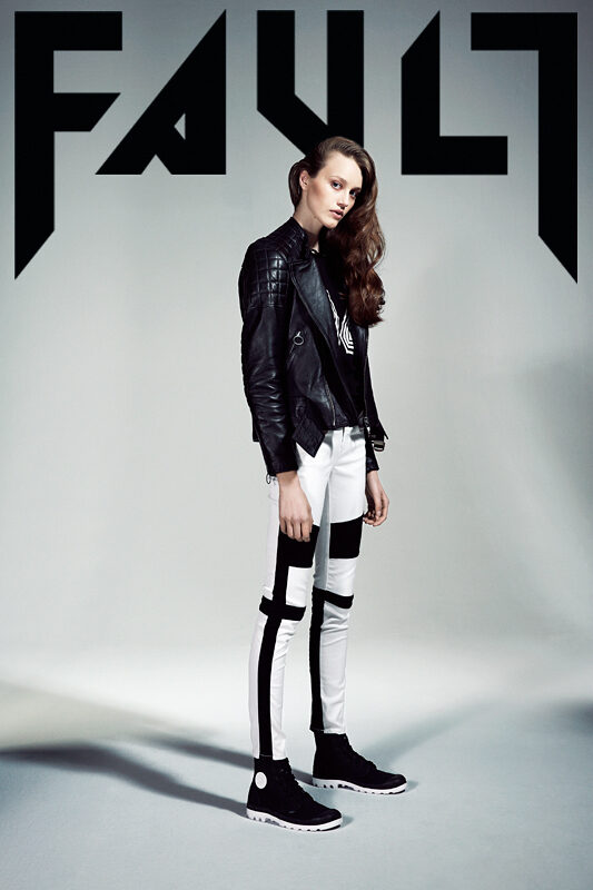 Ukrainian Karen Babenko is a 'Fresh Face Gangster' for FAULT magazine – pictures by DIANA DIEDERICH