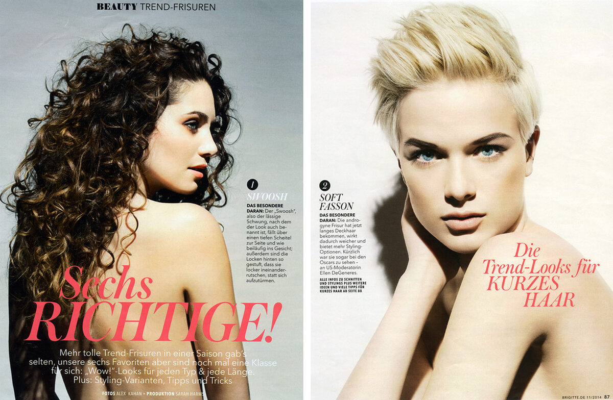 Six super styles for BRIGITTE Magazine - H&M by Isabel PETERS