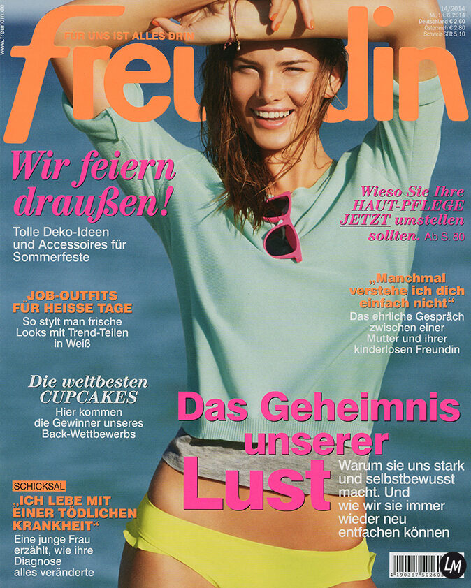 Louisa Models : starke VOGUE Russia Titelstrecke mit Super-Waffe Isabeli FONTANA, DSECTION Modern-Day Heroes Cover featuring Joseph DOLCE  und Sommer-Cover der Zeitschrift FREUNDIN