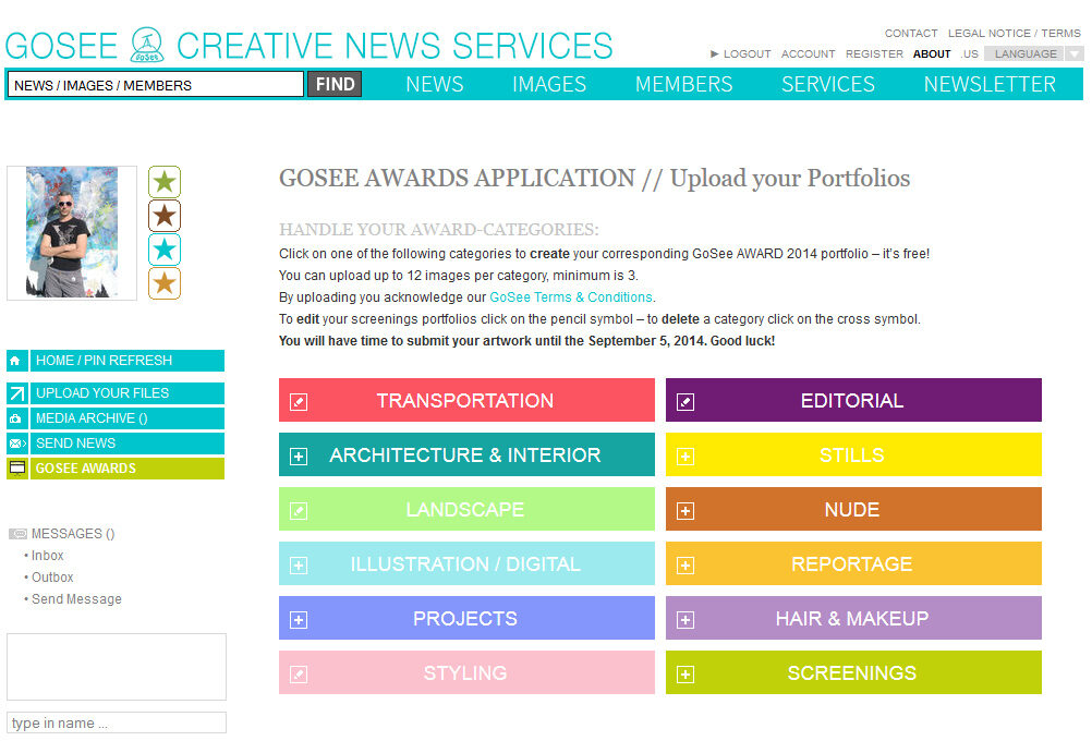 GoSeeAwards - only 1 day left to sign up!