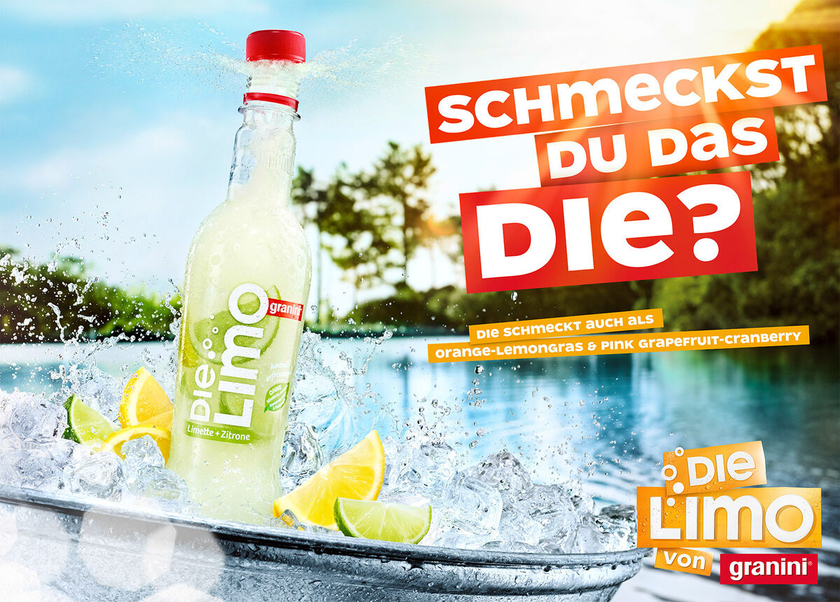Christian LOHFINK shoots GRANINI Lemonade campaign
