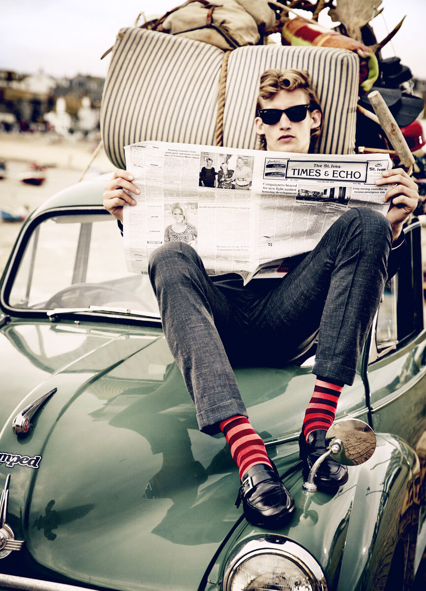 BURLINGTON Spring/Summer 2015 – multi-coloured plaids recall the brand’s British heritage