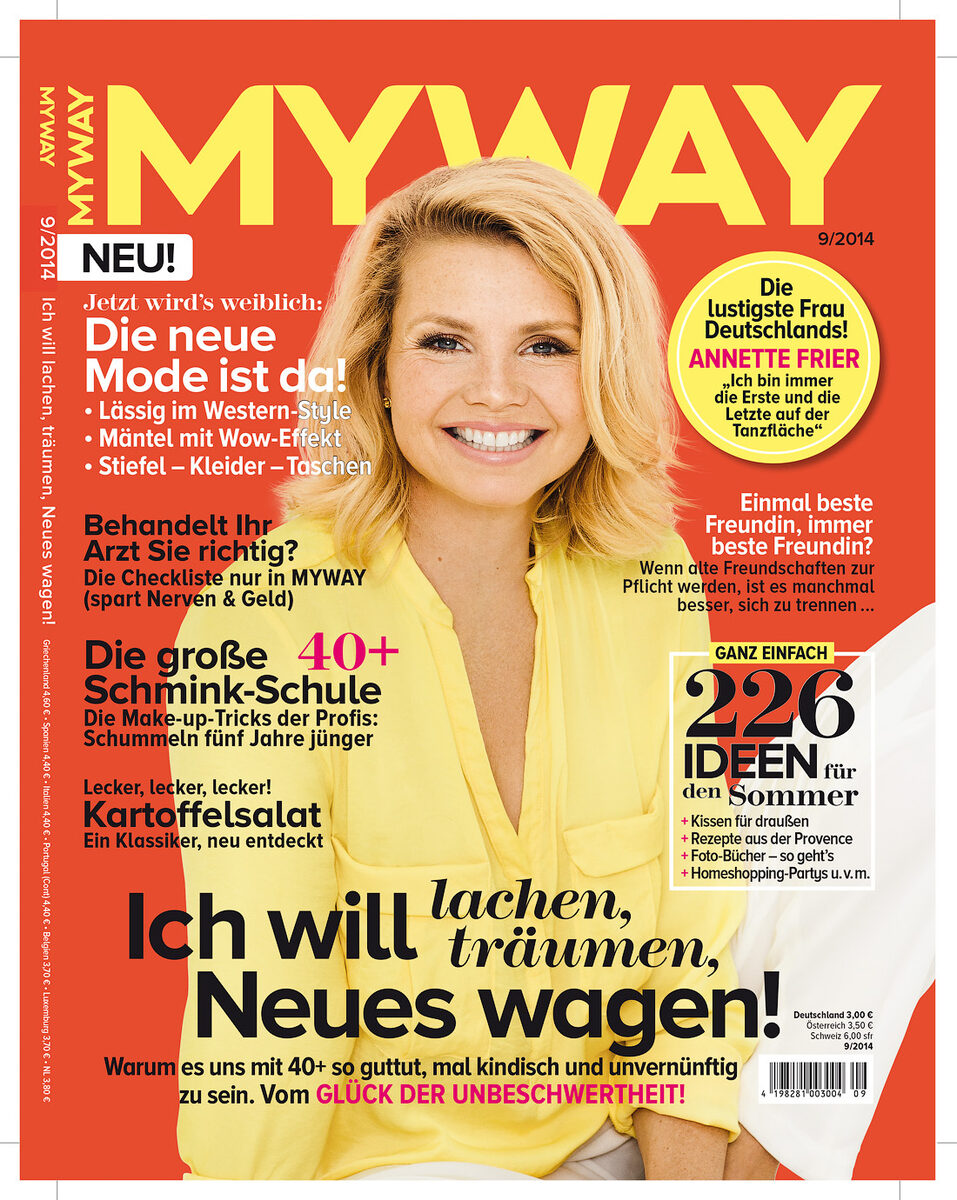 ROBA IMAGES produce exclusive MYWAY photo shoot with actress Annette Frier