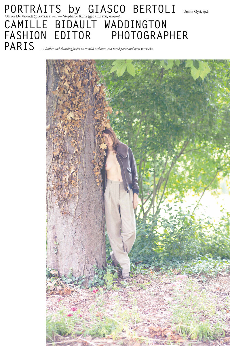 Ursina GYSI in PURPLE Mag – as stylist and star