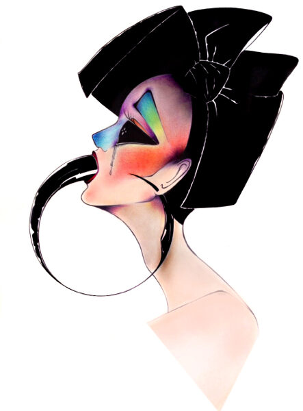 A new entry at LES ARTISTS BY JOSEF STOCKINGER is Olivier SCHAWALDER, hairstylist & illustrator from Paris