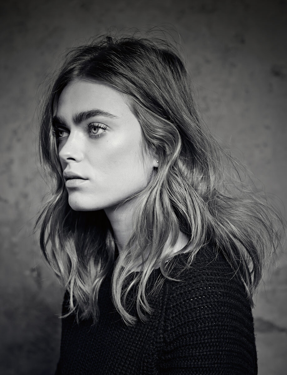 Anja FRERS shoots new ROSNER campaign with model Sophie Vlaming and publishes 'Black Flowers' series in DUST MAGAZINE