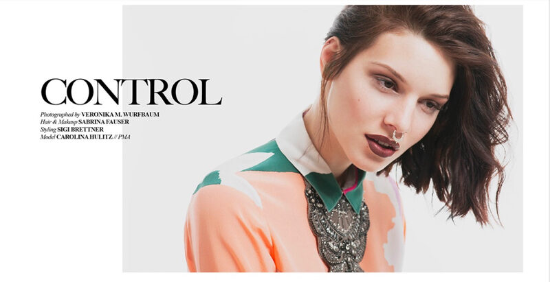 Dual power for INSTITUTE magazine: Sigi BRETTNER (styling) and Sabrina FAUSER (hair & make-up) take control