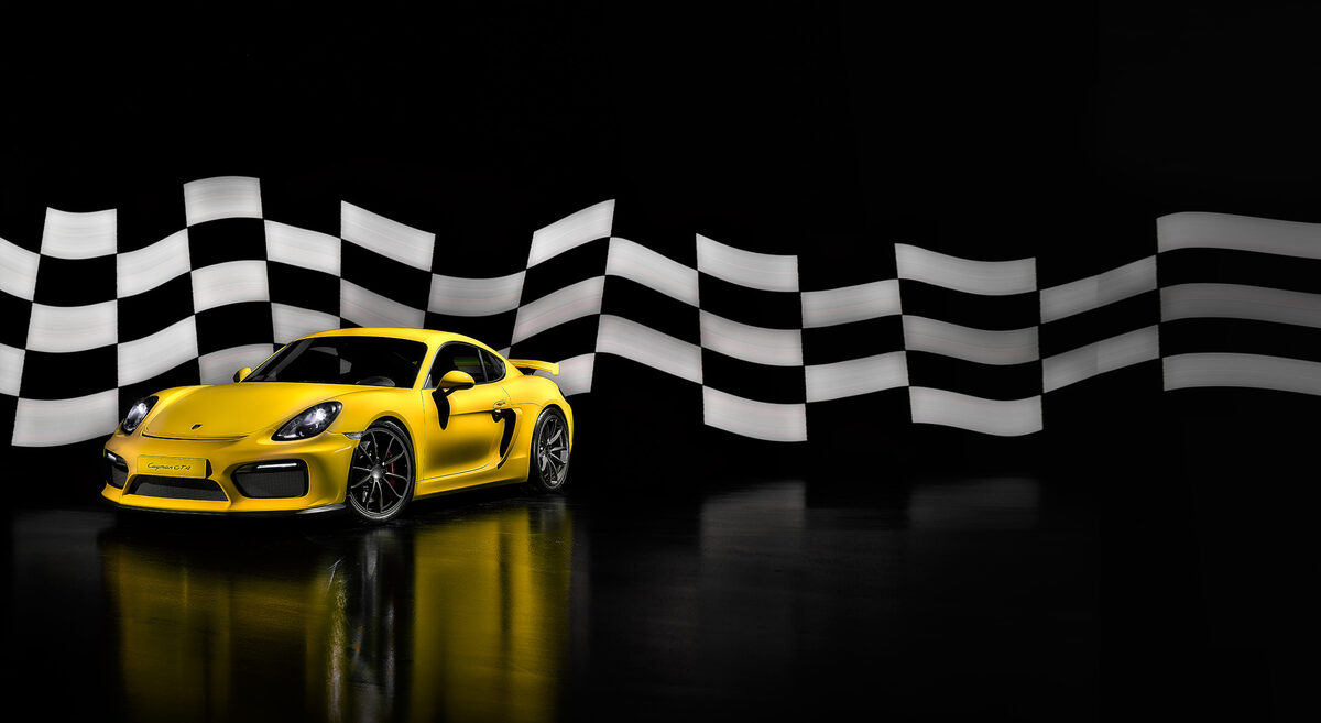 Porsche Cayman GT4 - Auto-Fotograf Steffen Jahn sieht Gelb