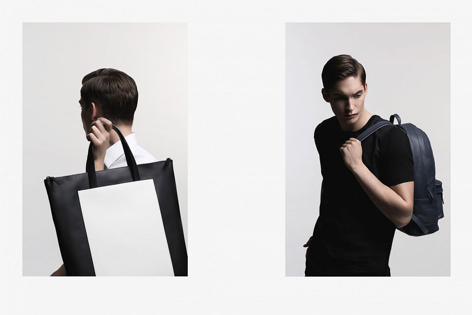 The PB 0110 S/S 15 Lookbook featuring male model Aaron KRETSCHMER