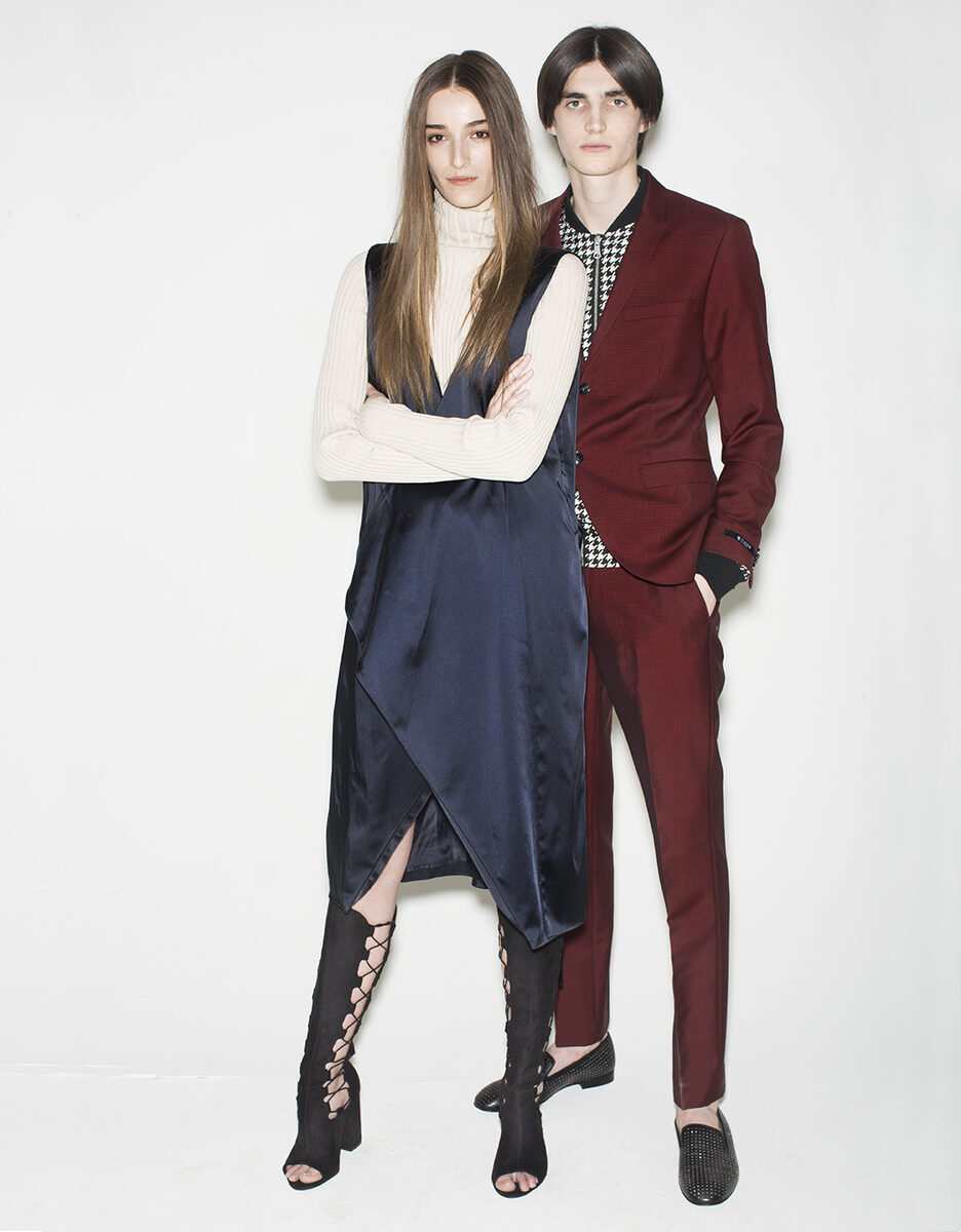 Dazzling layered looks in the new ICON Mag. Make-up by Linda SUNDQVIST