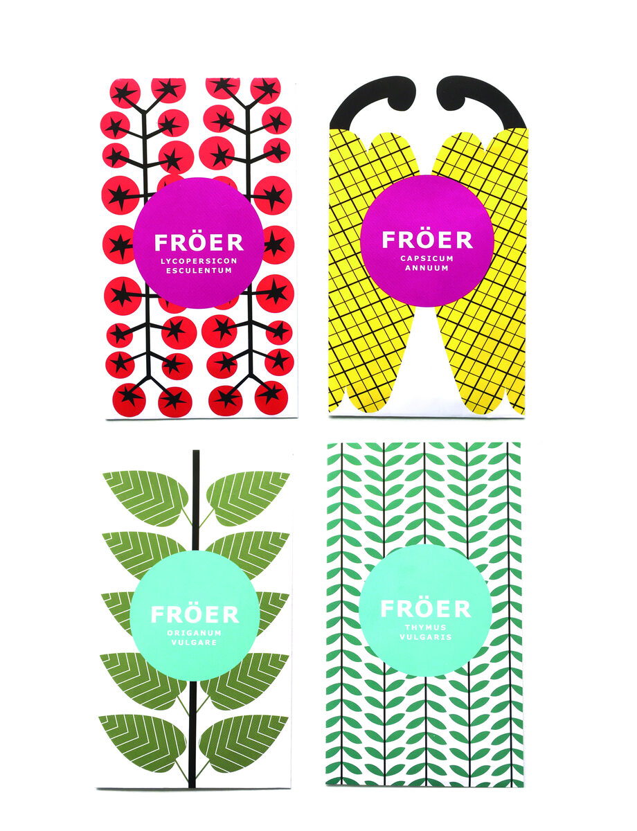 Für einen besonders schönen Start ins Leben: Maja STEN illustriert die IKEA 'Fröer' Pflanzensamen-Packagings