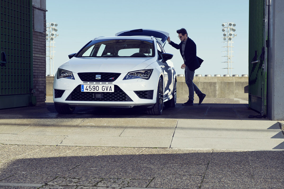 In Barcelona für den SEAT Katalog: Model Michael P.. Fotos René Staud