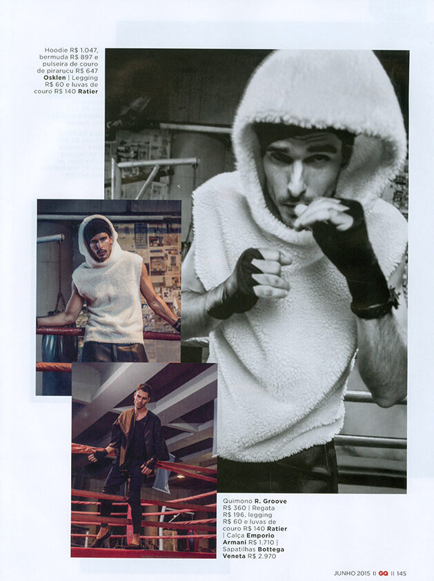 Leo PEIXOTO in the ring – in style for GQ Brazil June 2015