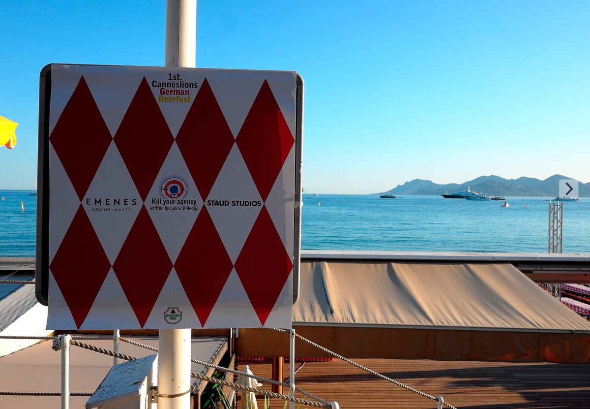 Raise your mugs! The first Cannes Lions Beer Fest on La Croisette - an initiative of STAUD STUDIOS, EMENES film production and the author of Kill Your Agency