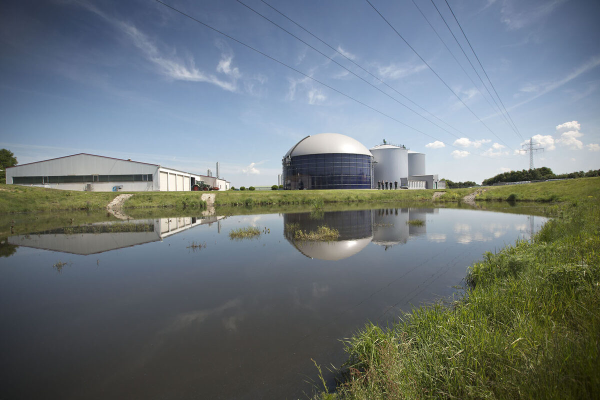 Auf der Biomethan-Anlage von ZEA GREEN ENERGY - Fotograf DOMINIK OBERTREIS für Dievision