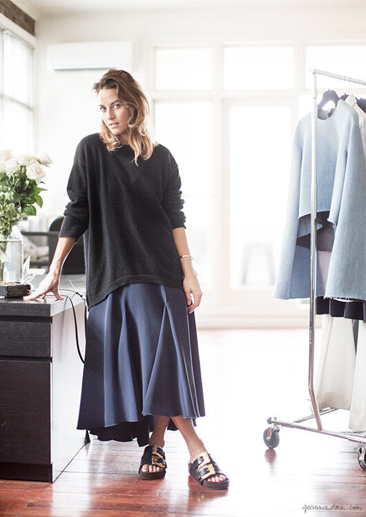 Australian blogger Kym in a feature by photographer <b>Sandra SEMBURG</b> c/o SHOTVIEW for garancedore.fr