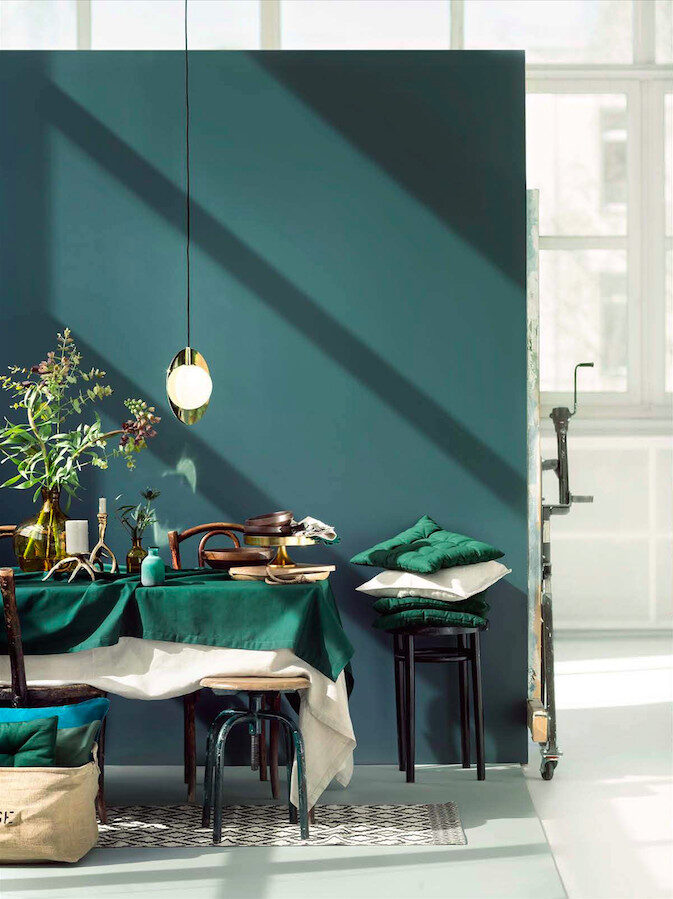 Dennis VALENCIA c/o AGENT BAUER styles 'Evergreen' for the H&M Home autumn studio