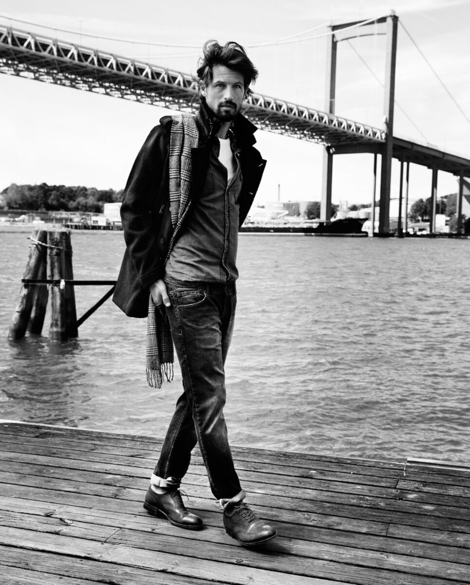 'Denim by Hampton' - the KAPPAHL menswear collection, staged in masculine scenes by photographer Rickard ARONSSON, and meet AGENT BAUER at UPDATE15 in Berlin