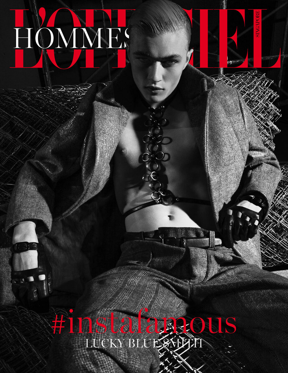 One Hundred Berlin : Post support for L'OFFICIEL Homme with Lucky Blue Smith, EAU DE ROCHAS and BA&SH campaigns with David Bellemere, AGENT PROVOCATEUR campaign with Ellen von Unwerth, and HARPER'S BAZAAR Beauty with German top model Carola Remer