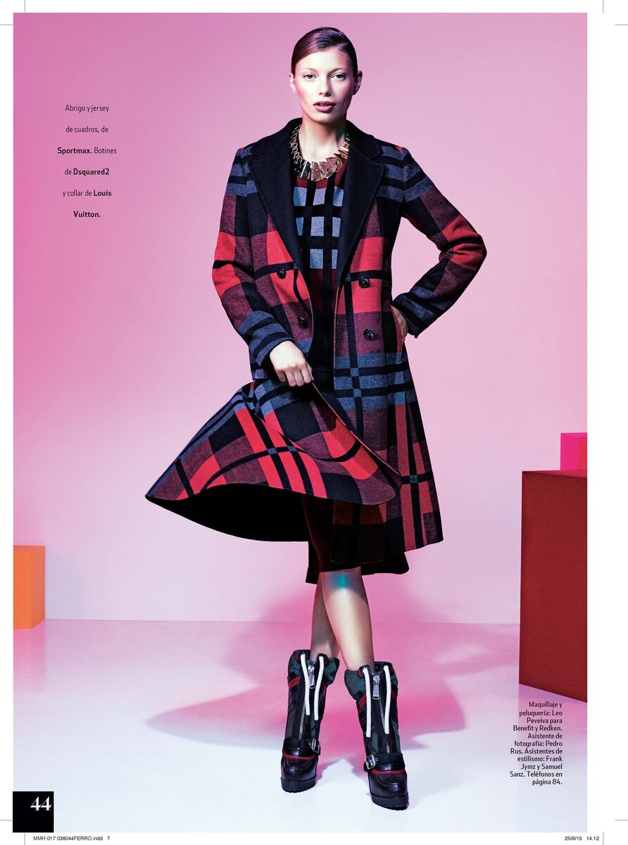 'Diseno Grafico' - <b>Benjamin KAUFMANN</b> c/o ROCKENFELLER &amp; GÖBELS fotografiert grafisch-konzipiertes Editorial für die Zeitschrift MUJER HOY Spain