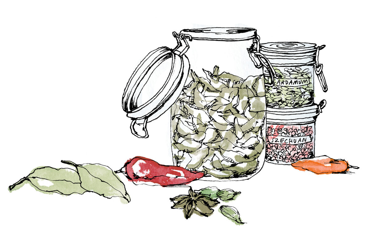 Illustrations by Anne-Li KARLSSON for the Swedish restaurant STUDIO FRANTZÉN