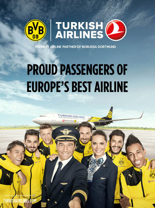 The BVB stars are once again in 2016 the 'Proud Passengers of Europe's Best Airline' - <b>H&amp;M artist Julia HEIERMANN &amp; stylist Julia ATITIÉ</b> on the runway for TURKISH AIRLINES; we have the motif on GoSee