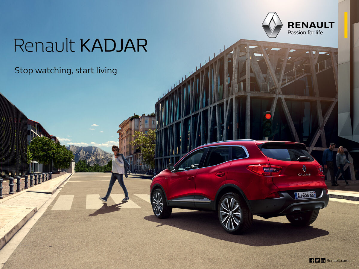 Jan Friese fotografiert die RENAULT KADJAR Kampagne für Publicis Paris und den Ferrari 488 GTB für GQ