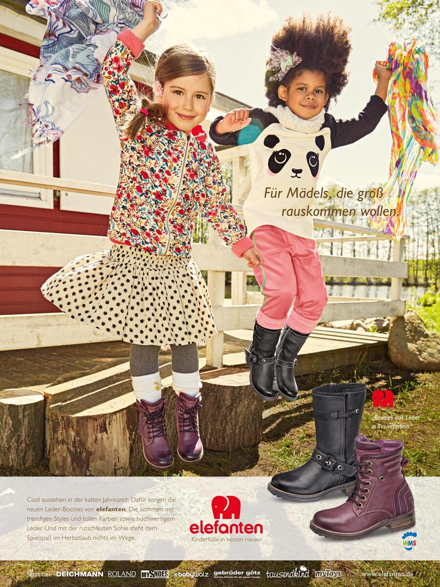 PRODUCTION WORLD : produces with photographer Beatrice HEYDIRI ads for TYROSUR and a kid's shoot for ELEFANTEN/DEICHMANN