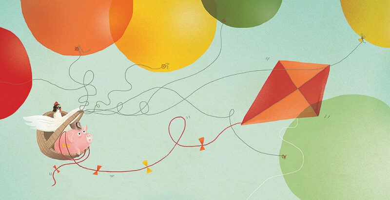 Illustrations for the children's book 'Chicken in Space' and THRIVING FAMILY magazine <b>Shahar KOBER</b> c/o ART ACT