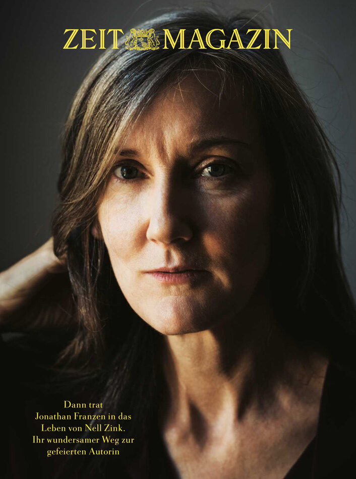 Author Nell Zink in ZEIT magazine. The photos for the portrait by Oliver HELBIG c/o KSTIEGEMEYER