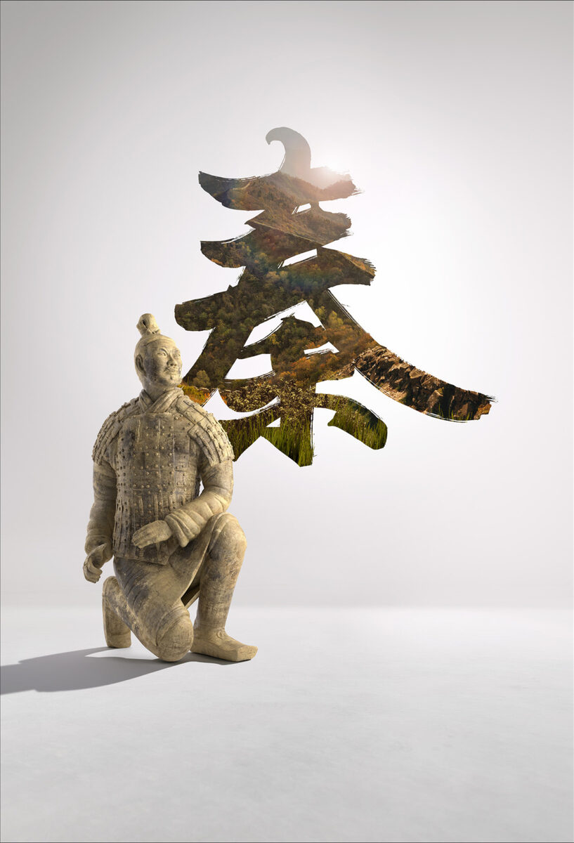 Chinese terra-cotta warriors - realistic statues by <b>PLATINUM c/o ANALOG/DIGITAL</b> for DDB Chicago