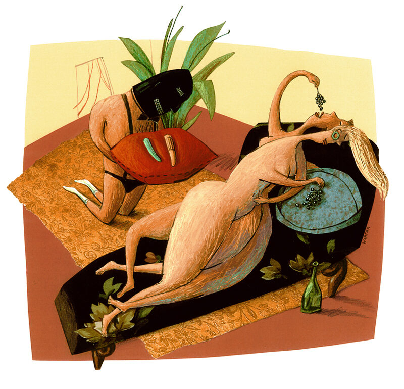 ART ACT welcomes new illustrator Hubert WARTER: here is a first impression for you on GoSee