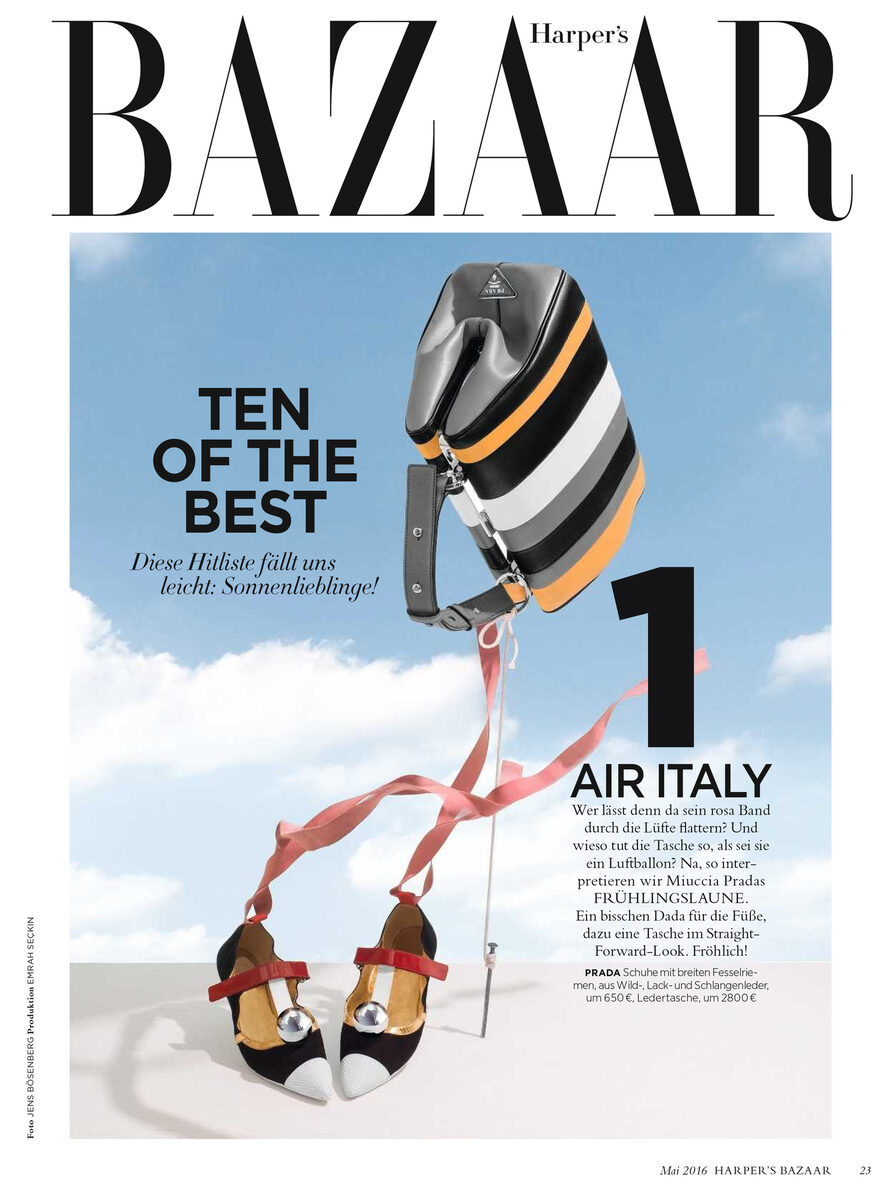 'Ten of the Best'- summery light accessories HARPER´S BAZAAR Germany by still life expert <b>Jens BÖSENBERG</b>