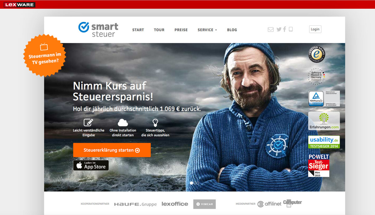 SMARTSTEUER Anzeigenmotive von Hendrik Nennecke für die Agentur neuwaerts