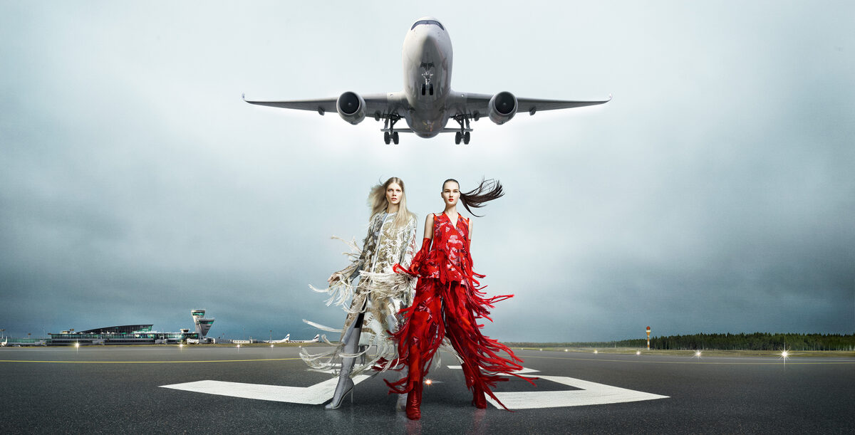 Match made in HEL - The Runway. The key motif of the 'Runway Experience' at Helsinki Airport by fashion photographer <b>Samuli Karala</b>
