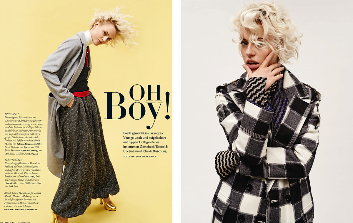 LOUISA MODELS : Freja for MICHAEL KORS F/W 2016, Isabeli FONTANA on the cover of VOGUE Brazil, Heather MARKS on HARPER'S BAZAAR Türkiye November 2016, and a MADAME editorial for you on GoSee