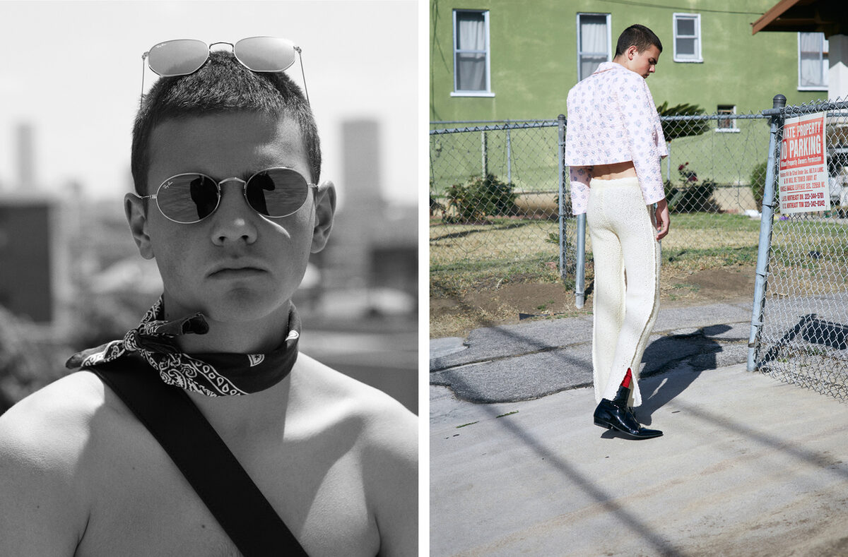 The picture book spread 'L.A.' in DANSK magazine – photos by Lowe H SEGER c/o LUNDLUND for you on GoSee