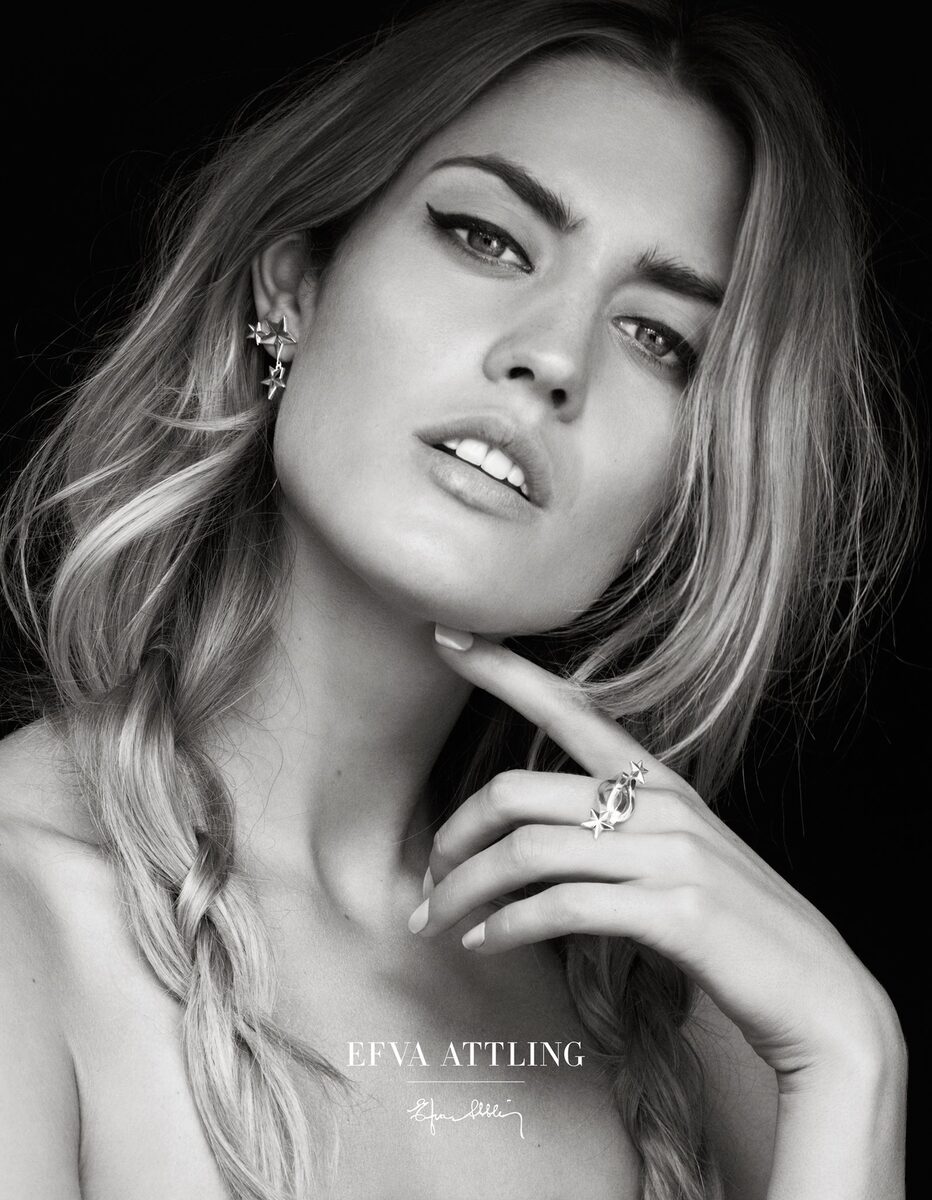 ASA TALLGARD photographs the EFVA ATTLING 2016/17 Jewelry campaign; we have four motifs for you on GoSee