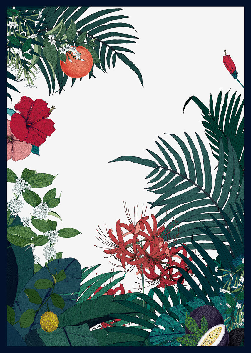 Illustrator <b>Suthipa KAMYAM</b> c/o WILDFOX RUNNING with floral patterns and designs for the DISAYA F/W 2016/17 collection