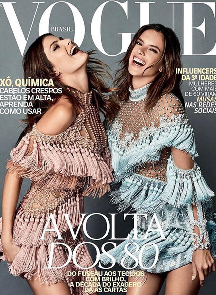 LOUISA top model Isabeli FONTANA on the cover of VOGUE Brazil