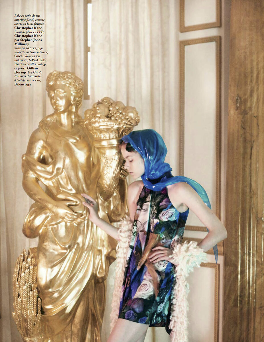 'Un peu de fantaisie' in VOGUE Paris with model Alexandra HOCHGÜRTEL c/o EAST WEST MODELS; we have two motifs for you on GoSee