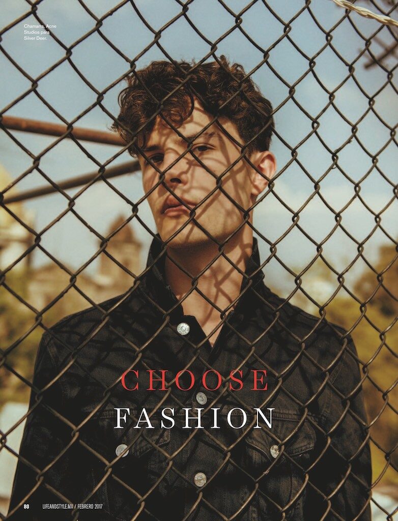 Wir sagen 'Choose Fashion' mit LOUISA Male Model Will MOTERLLE im LIFE & STYLE Magazin, vier Motive für Euch auf GoSee