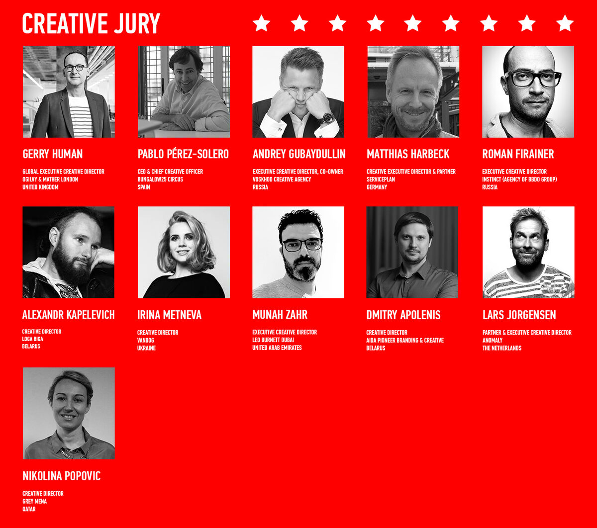 BDA Das <b>WHITE SQUARES</b> AD Festival findet dieses Jahr am 27 - 29 April in Minsk statt