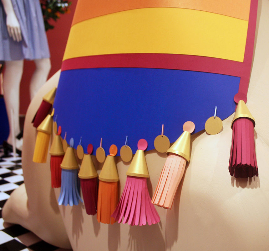 KATE SPADE presentation with artificial artwork by Makerie Studio c/o SARAH LAIRD & GOOD COMPANY